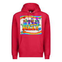 Cardinal Always An Ally Pride LGBTQ+ Tumbler Premium Hoodie - BundleAndBundleShop