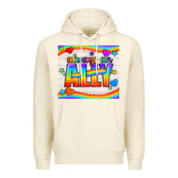 Sandshell Always An Ally Pride LGBTQ+ Tumbler Premium Hoodie - BundleAndBundleShop
