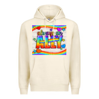 Tofu Always An Ally Pride LGBTQ+ Tumbler Premium Hoodie - BundleAndBundleShop