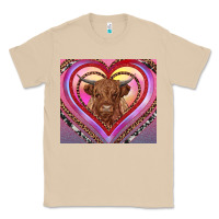 Mushroom highland cow valentine's day Classic Tee - RanaPortraitStore