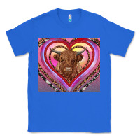True Royal highland cow valentine's day Classic Tee - RanaPortraitStore