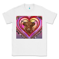 Highland Cow Valentine's Day Classic Tee | Teevron