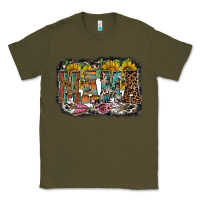 Army Green mama western Classic Tee - RacoonDesign