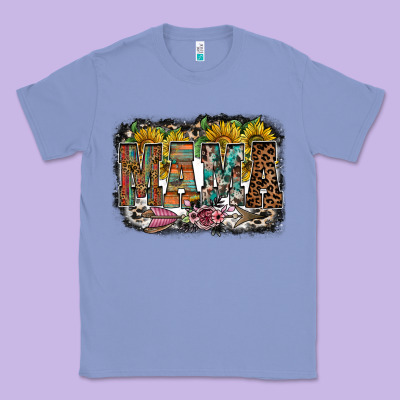 Mama Western Classic Tee Designed By Racoondesign