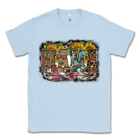 Dusty Blue mama western Classic Tee - RacoonDesign