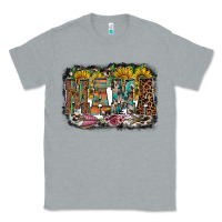 Heather Grey mama western Classic Tee - RacoonDesign