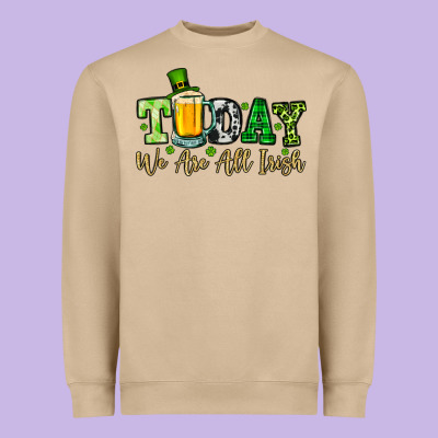 Today We Are All Irish Heavyweight Sweatshirt Designed By Oliviacreatesart