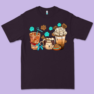 Dog Coffee Cups With  Food Container Bbs Premium Tee Designed By Bundleandbundleshop