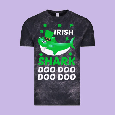 Irish Shark Doo Doo Doo Saint Patricks Day Vintage Tee Designed By Bettercallsaul