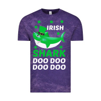 Cloud Purple Irish Shark Doo Doo Doo Saint Patricks Day Vintage Tee - Bettercallsaul