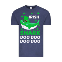 Vintage Denim Irish Shark Doo Doo Doo Saint Patricks Day Vintage Tee - Bettercallsaul