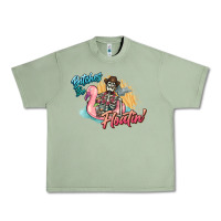 Oil Green Bitches be floatin' skeleton summer Urban Heavy Tee - NancyCooperArtShop
