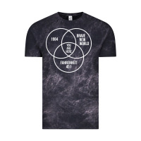 Cloud Black 1984 Brave New World Fahrenheit 451 Conspiracy T-Shirt Vintage Tee - maiPhamDesign