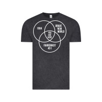 Vintage Black 1984 Brave New World Fahrenheit 451 Conspiracy T-Shirt Vintage Tee - maiPhamDesign