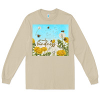 Mushroom spread kindness with dandelions Long Sleeve Tee - TumblerDesignByShophia