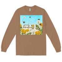 Toasted Coconut spread kindness with dandelions Long Sleeve Tee - TumblerDesignByShophia