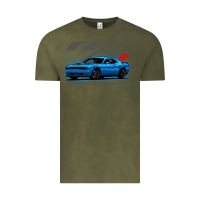 Vintage Olive Blue Challenger RT T-Shirt Vintage Tee - maiPhamDesign