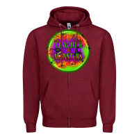 Burgundy teacher monsters earrings Zipper Hoodie - BundleAndBundleShop
