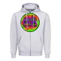 Heather Grey teacher monsters earrings Zipper Hoodie - BundleAndBundleShop