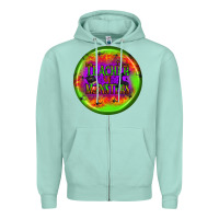 Seafoam teacher monsters earrings Zipper Hoodie - BundleAndBundleShop
