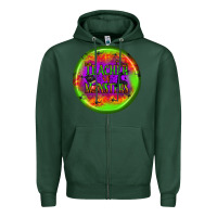Sports Green teacher monsters earrings Zipper Hoodie - BundleAndBundleShop