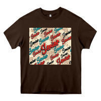 Chocolate Brown senior Heavy Core Tee - NancyCooperArtShop