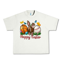 Pistachio Happy Easter sports with butterfly Urban Heavy Tee - NancyCooperArtShop