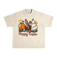 Sandshell Happy Easter sports with butterfly Urban Heavy Tee - NancyCooperArtShop