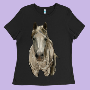 Horse Ladies Tee Designed By Ranaportraitstore