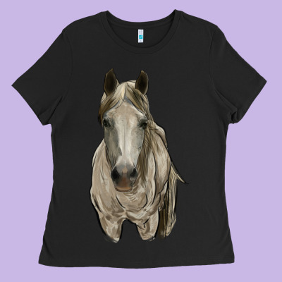 Horse Ladies Tee Designed By Ranaportraitstore