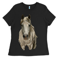 Black horse Ladies Tee - RanaPortraitStore
