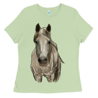 Matcha horse Ladies Tee - RanaPortraitStore