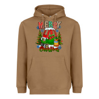 Toasted Coconut merry christmas car Heavyweight Hoodie - CowhideDigitalArt