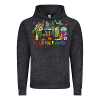Vintage Black Mexican Dia De Los Muertos Coffee Cups Vintage Hoodie - texasbilliewilder