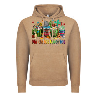Vintage Coffee Mexican Dia De Los Muertos Coffee Cups Vintage Hoodie - texasbilliewilder