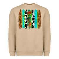 Mushroom western brushstrokes Heavyweight Sweatshirt - OliviaCreatesArt