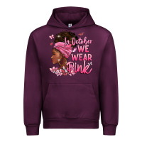 Mauve Wine in october we wear pink Urban Hoodie - BarkalooDesign