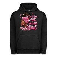 Pigment Black in october we wear pink Urban Hoodie - BarkalooDesign