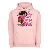 Pigment Salmon in october we wear pink Urban Hoodie - BarkalooDesign