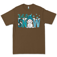 Cacao let it snow with cute snowman bbs Premium Tee - BundleAndBundleShop