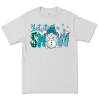 Dove Grey let it snow with cute snowman bbs Premium Tee - BundleAndBundleShop