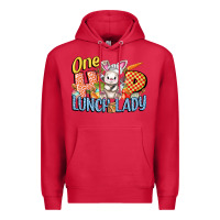 Cardinal one hip lunch lady easter day Premium Hoodie - FaDigitalArtStudio