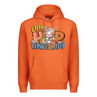 Carrot one hip lunch lady easter day Premium Hoodie - FaDigitalArtStudio