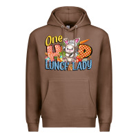 Chestnut one hip lunch lady easter day Premium Hoodie - FaDigitalArtStudio