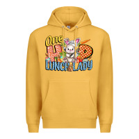 Mustard one hip lunch lady easter day Premium Hoodie - FaDigitalArtStudio