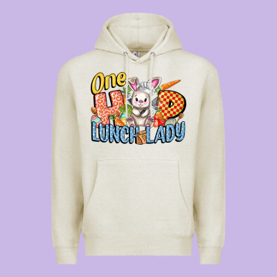One Hip Lunch Lady Easter Day Premium Hoodie Designed By Fadigitalartstudio