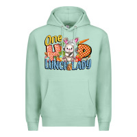 Seafoam one hip lunch lady easter day Premium Hoodie - FaDigitalArtStudio