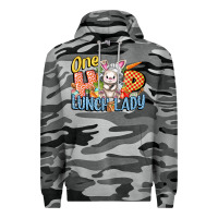 Slate Camo one hip lunch lady easter day Premium Hoodie - FaDigitalArtStudio