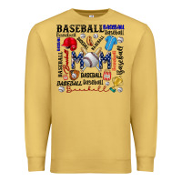 Antique Gold baseball mom Premium Sweatshirt - CowhideDigitalArt