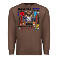 Chestnut baseball mom Premium Sweatshirt - CowhideDigitalArt